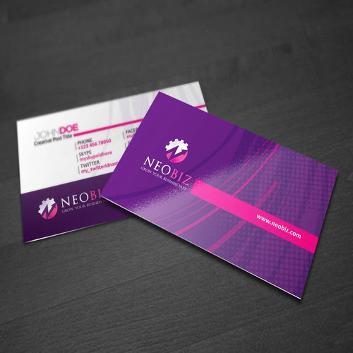 Business Card Glossy Lamination Sharp Corner